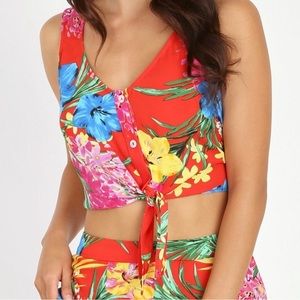 Show Me Your MuMu Tanya Tropical Tango Tie Front